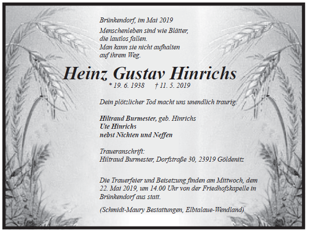 Heinz Gustav Hinrichs