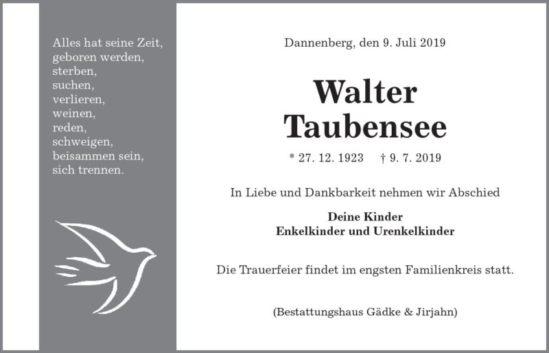 Walter Taubensee