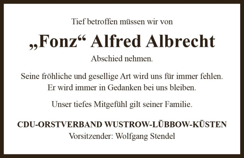 Fonz Alfred Albrecht
