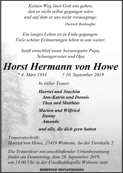 Horst Hermann von Howe