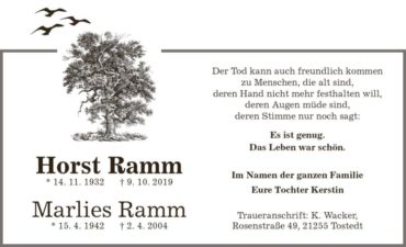 Horst Ramm